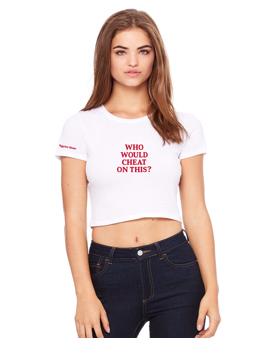 Cheating Crop Tee